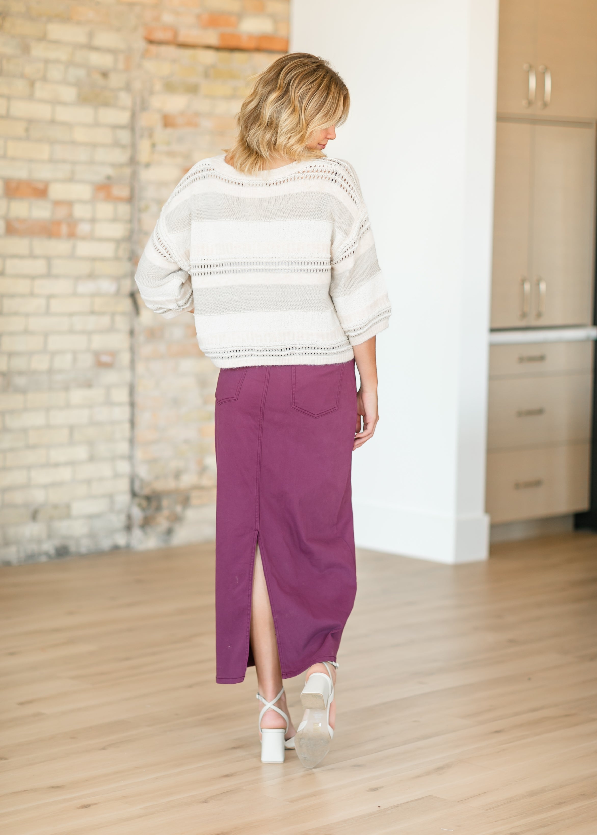 Stella Denim Maxi Skirt Inherit Co.