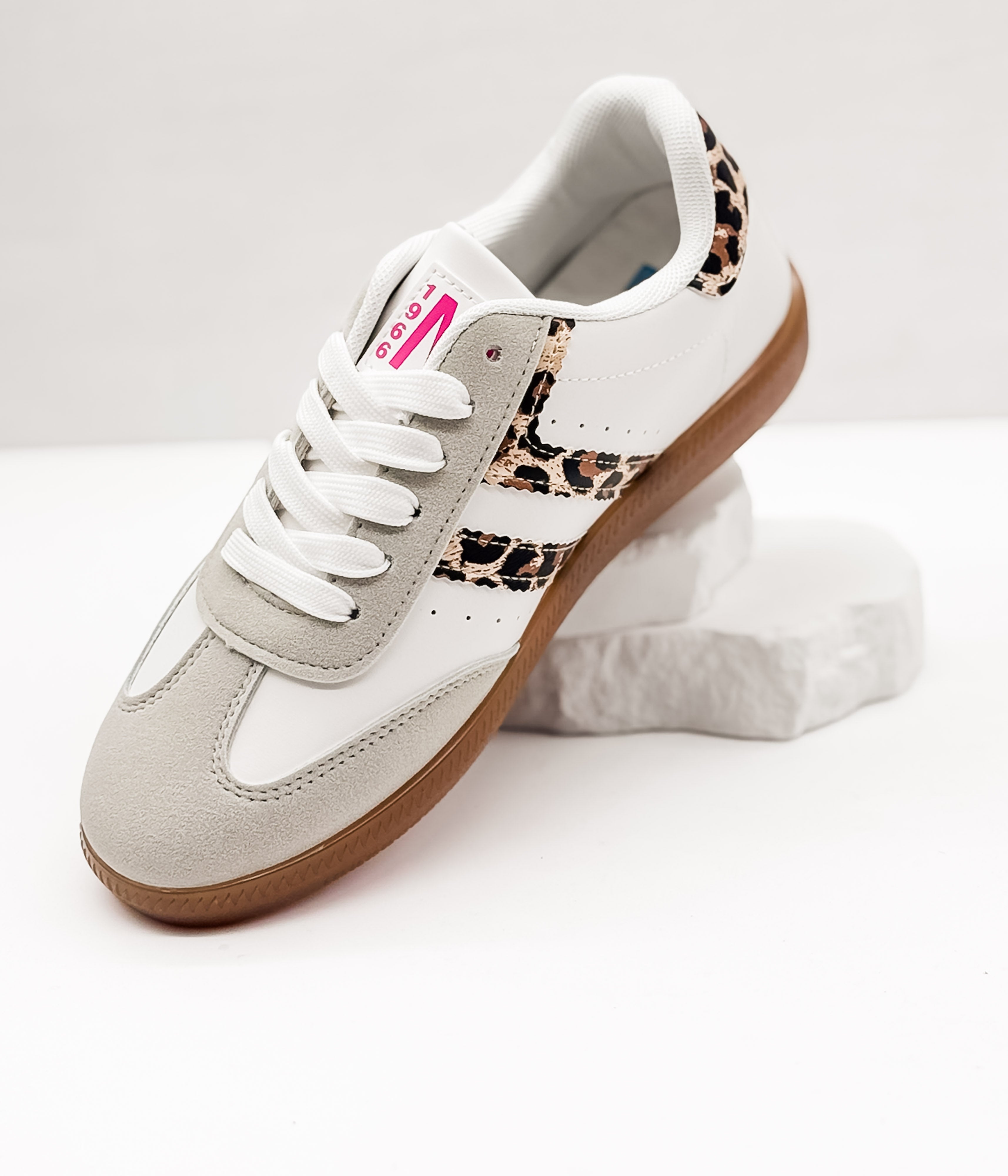 Stockholm Pink Sneakers With Teal Accents For Everyday Style