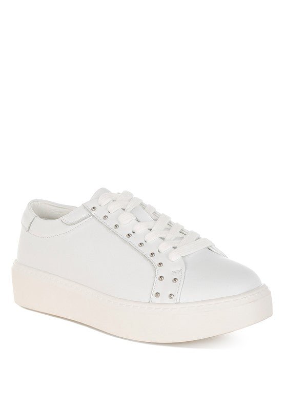 Strider Studs Embellished Chunky Sneakers for Stylish Comfort - Love Salve 