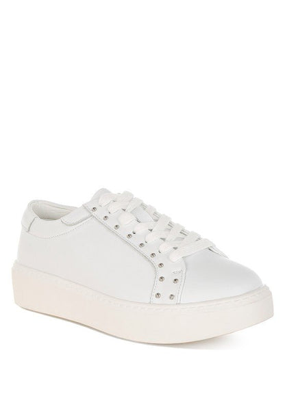 Strider Studs Embellished Chunky Sneakers for Stylish Comfort - Love Salve 