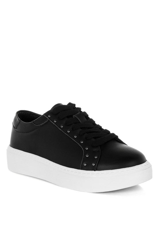 Strider Studs Embellished Chunky Sneakers for Stylish Comfort - Love Salve 