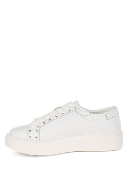 Strider Studs Embellished Chunky Sneakers for Stylish Comfort - Love Salve 