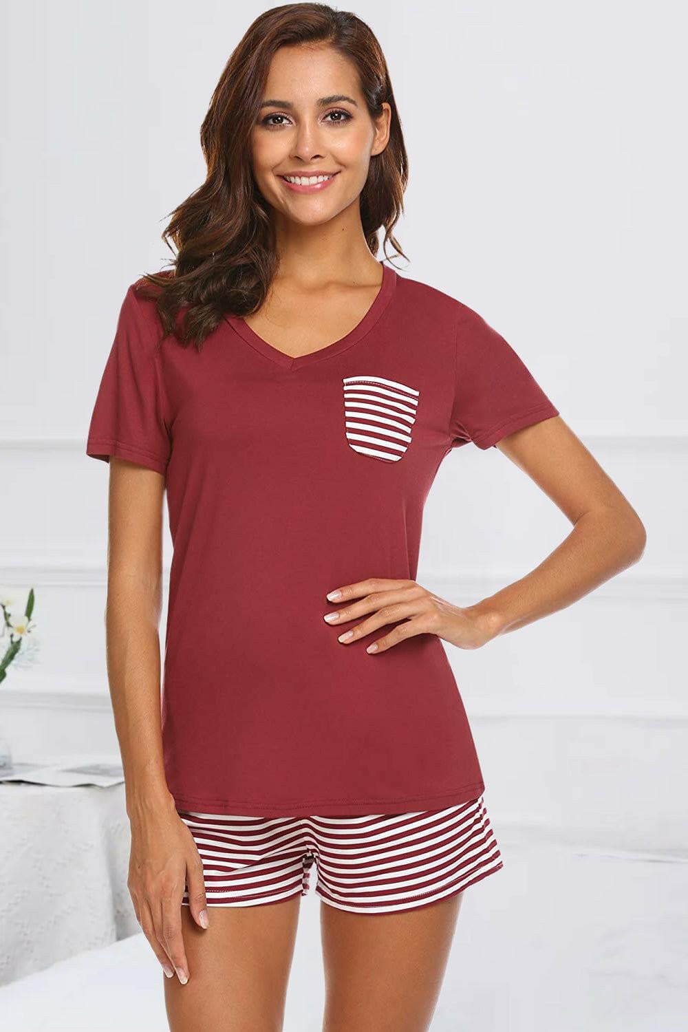 Cozy Stripe Lounge Set for Effortless ComfortUpgrade Your Loungewear Collection with Our Cozy Stripe Lounge Set
 
 
Effortless Style: Embrace versatility with the classic striped design for easy mixing and matcLove Salve Cozy Stripe Lounge Setlounge