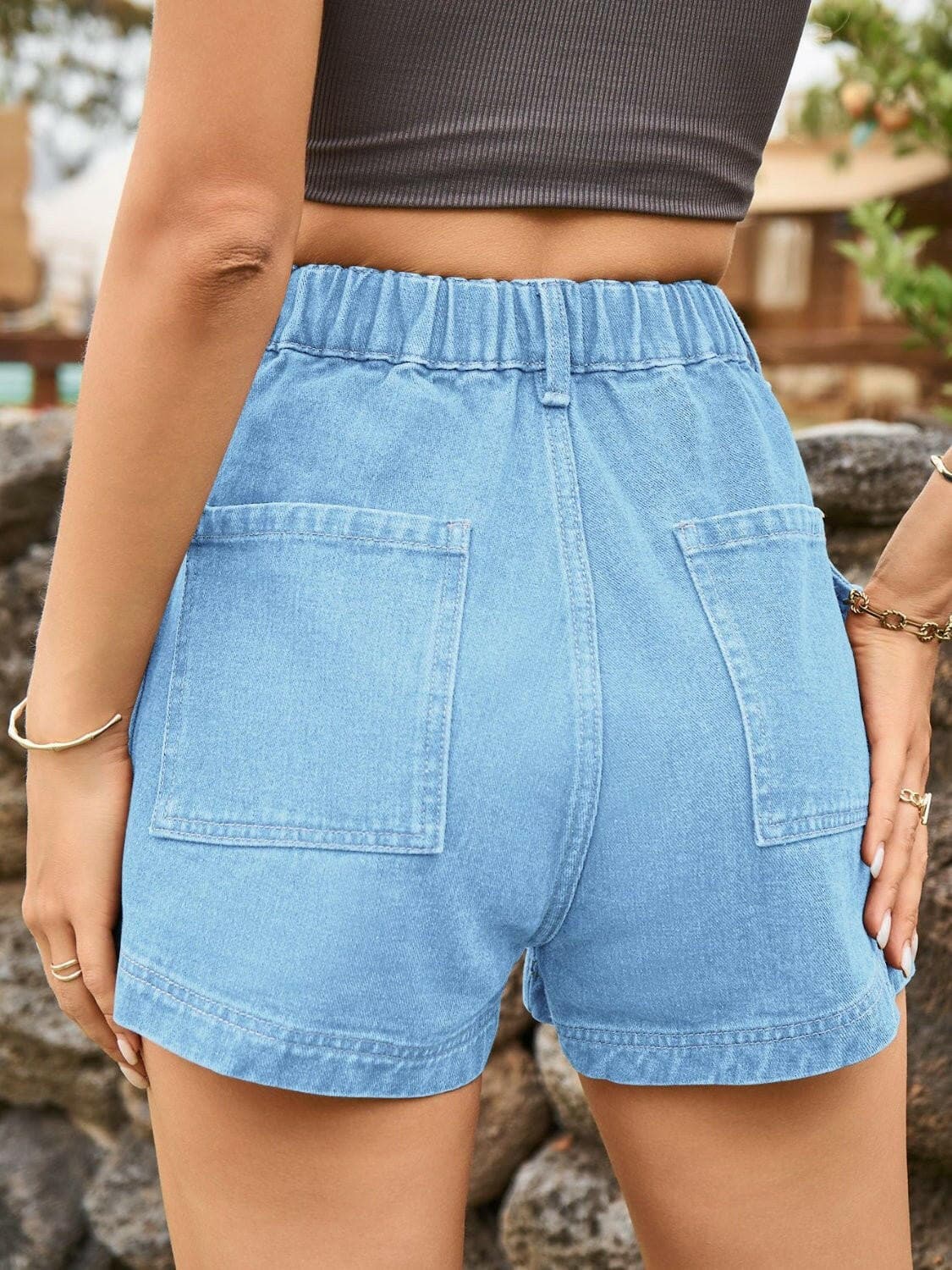 Chic High-Waisted Denim Shorts with Handy PocketsChic High-Waisted Denim Shorts with Handy Pockets

Upgrade your summer style with our Chic High-Waisted Denim Shorts, a must-have addition to your wardrobe. These shLove Salve Chic High-Waisted Denim Shortsjeans