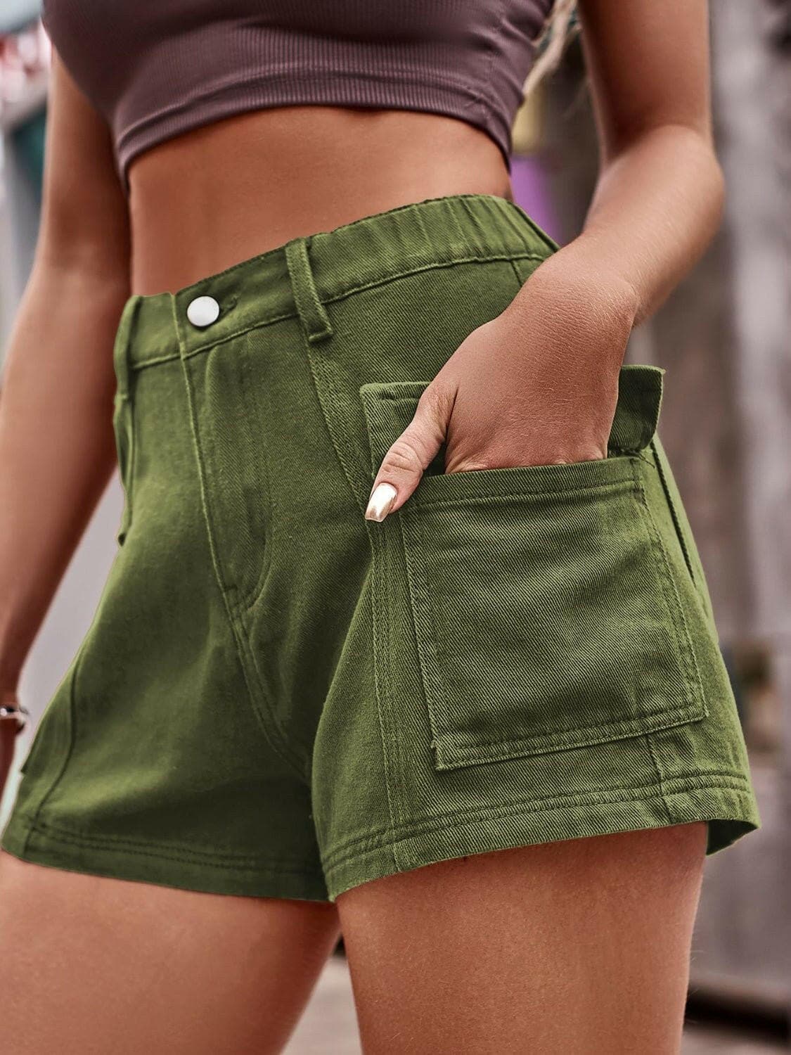 Chic High-Waisted Denim Shorts with Handy PocketsChic High-Waisted Denim Shorts with Handy Pockets

Upgrade your summer style with our Chic High-Waisted Denim Shorts, a must-have addition to your wardrobe. These shLove Salve Chic High-Waisted Denim Shortsjeans