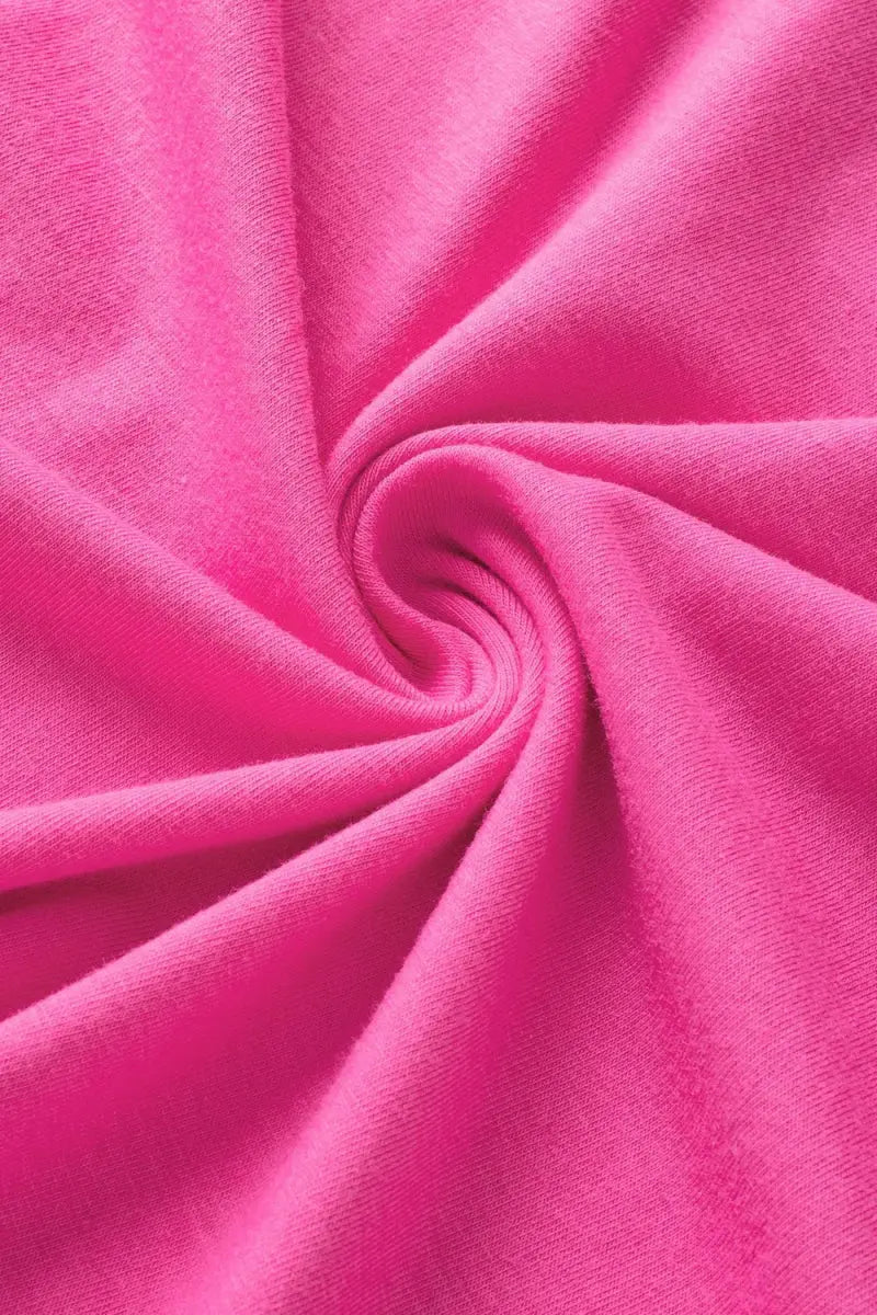 Stylish Slit Round Neck Half Sleeve T-Shirt for Women - Love Salve 