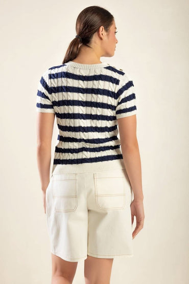 SUAVE PRESENCE SWEATER KNIT TOP - Love Salve