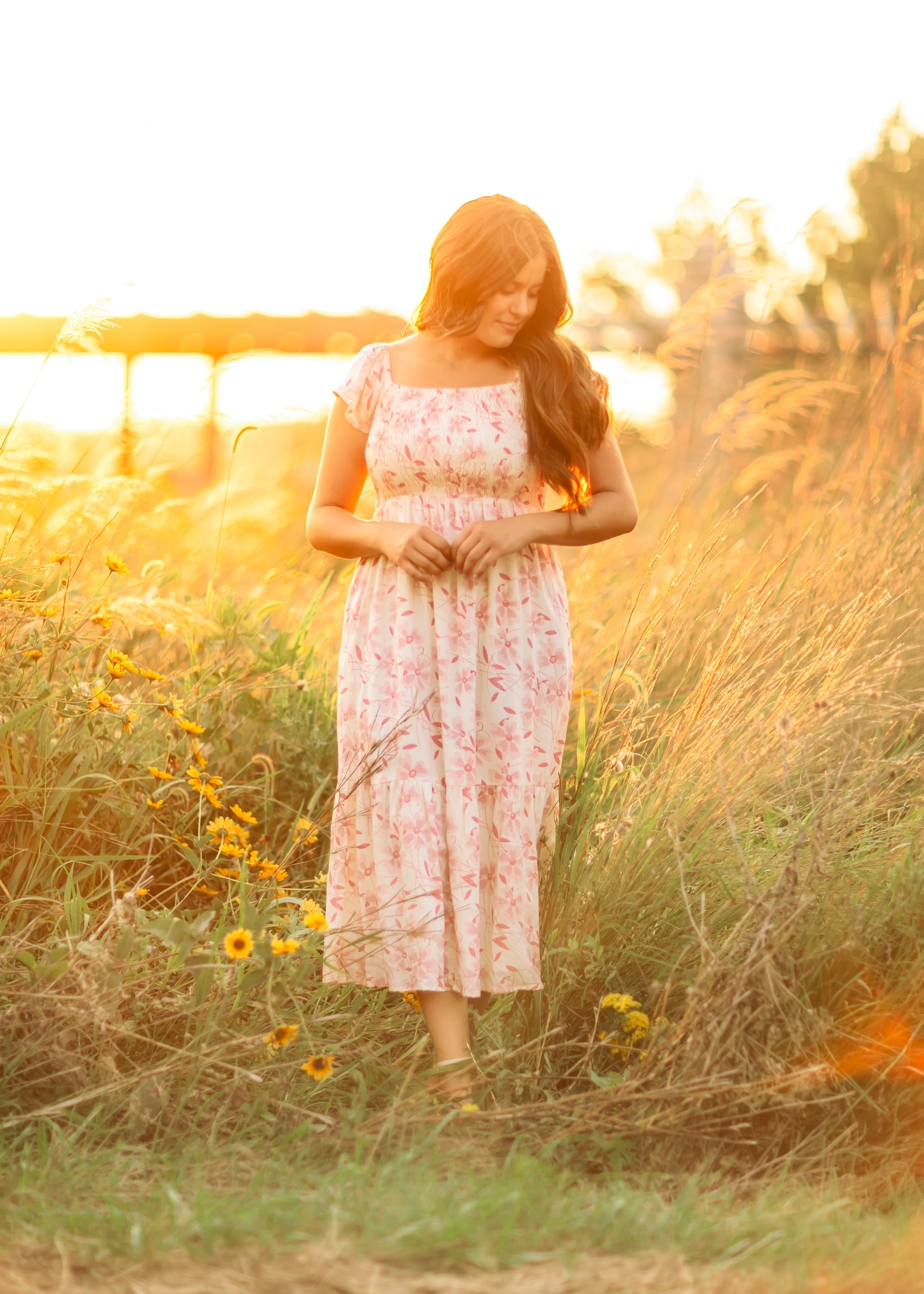 Summer Cap Sleeve Midi Dress - FINAL SALE Inherit Co.