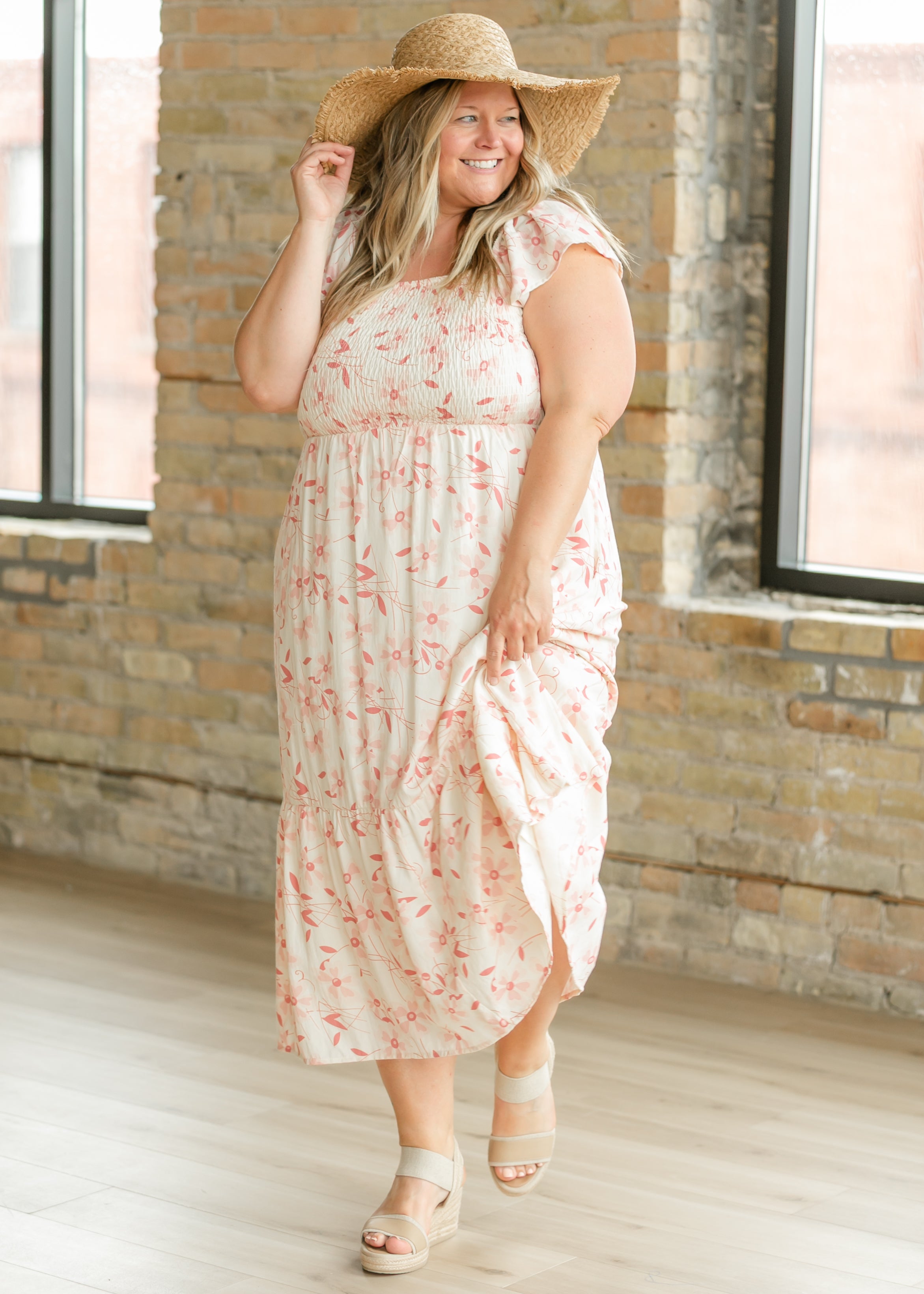 Summer Cap Sleeve Midi Dress - FINAL SALE Inherit Co.