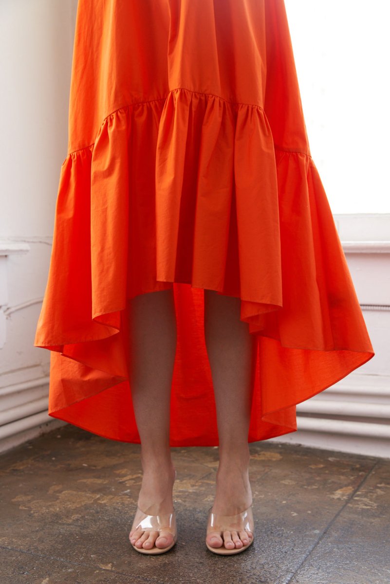 SUNBEAM SPLENDOR WOVEN MIDI DRESS - Love Salve