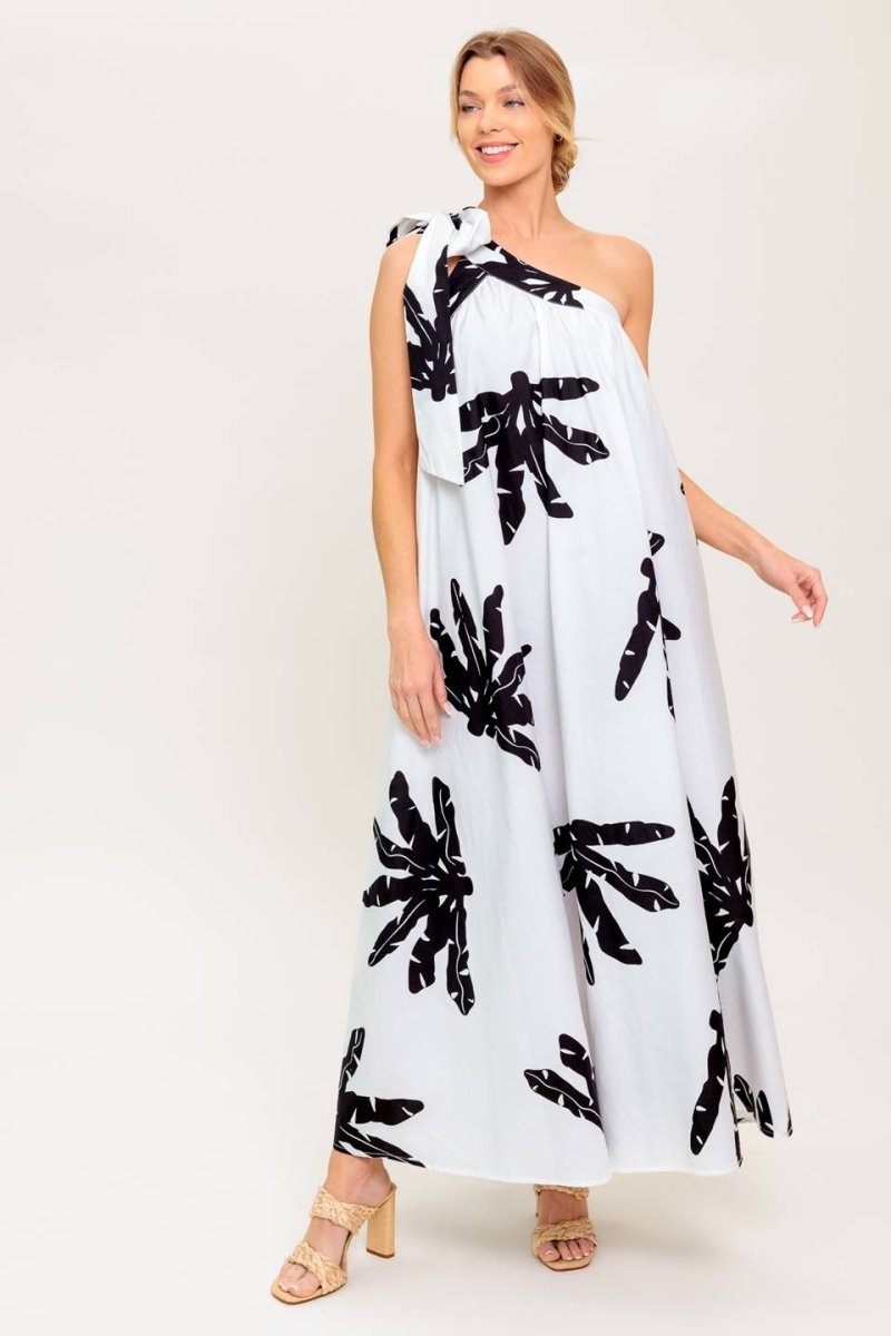 SUNSET SERENADE WOVEN MAXI DRESS - Love Salve