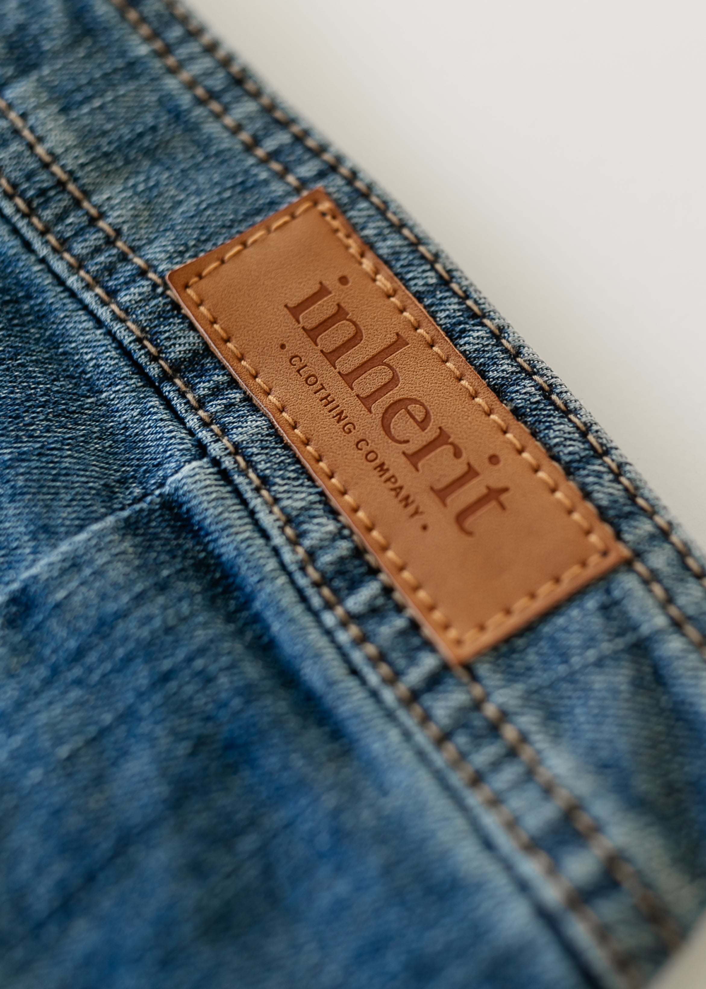 Sutton Side Zip A-line Denim Midi Skirt - FINAL SALE Inherit Co.