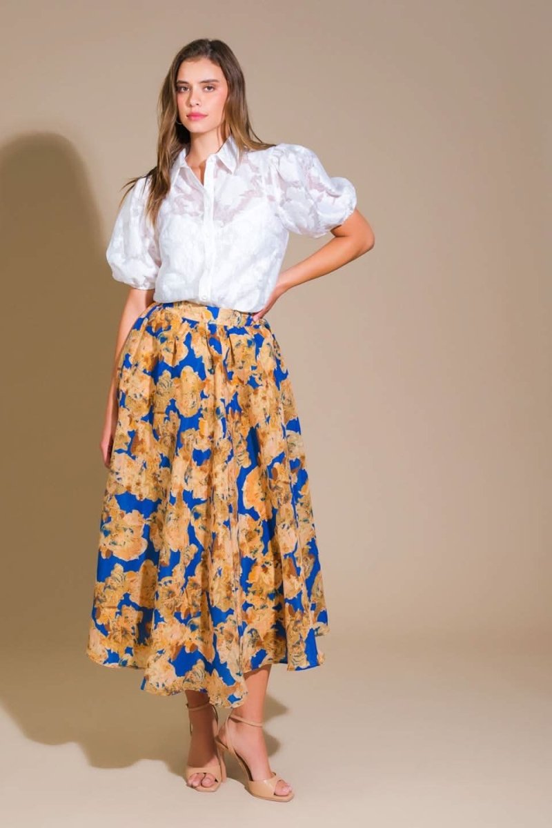 SWEETEST HARMONIES WOVEN FULL SKIRT - Love Salve