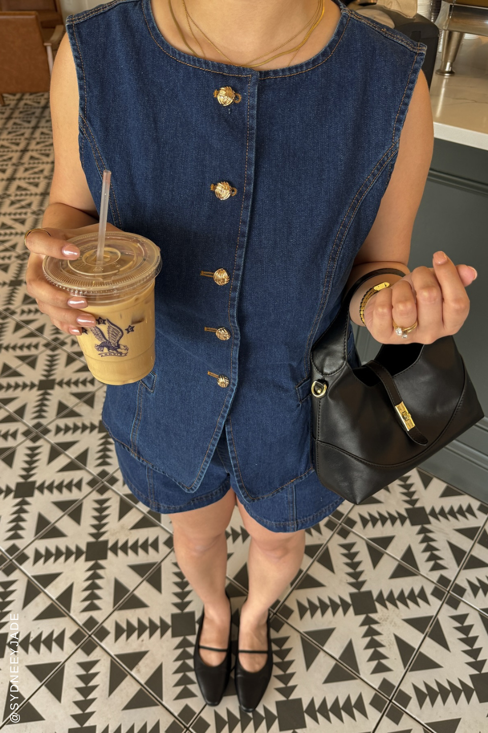 DRIVE-IN MOVIE DENIM VEST Flying Tomato