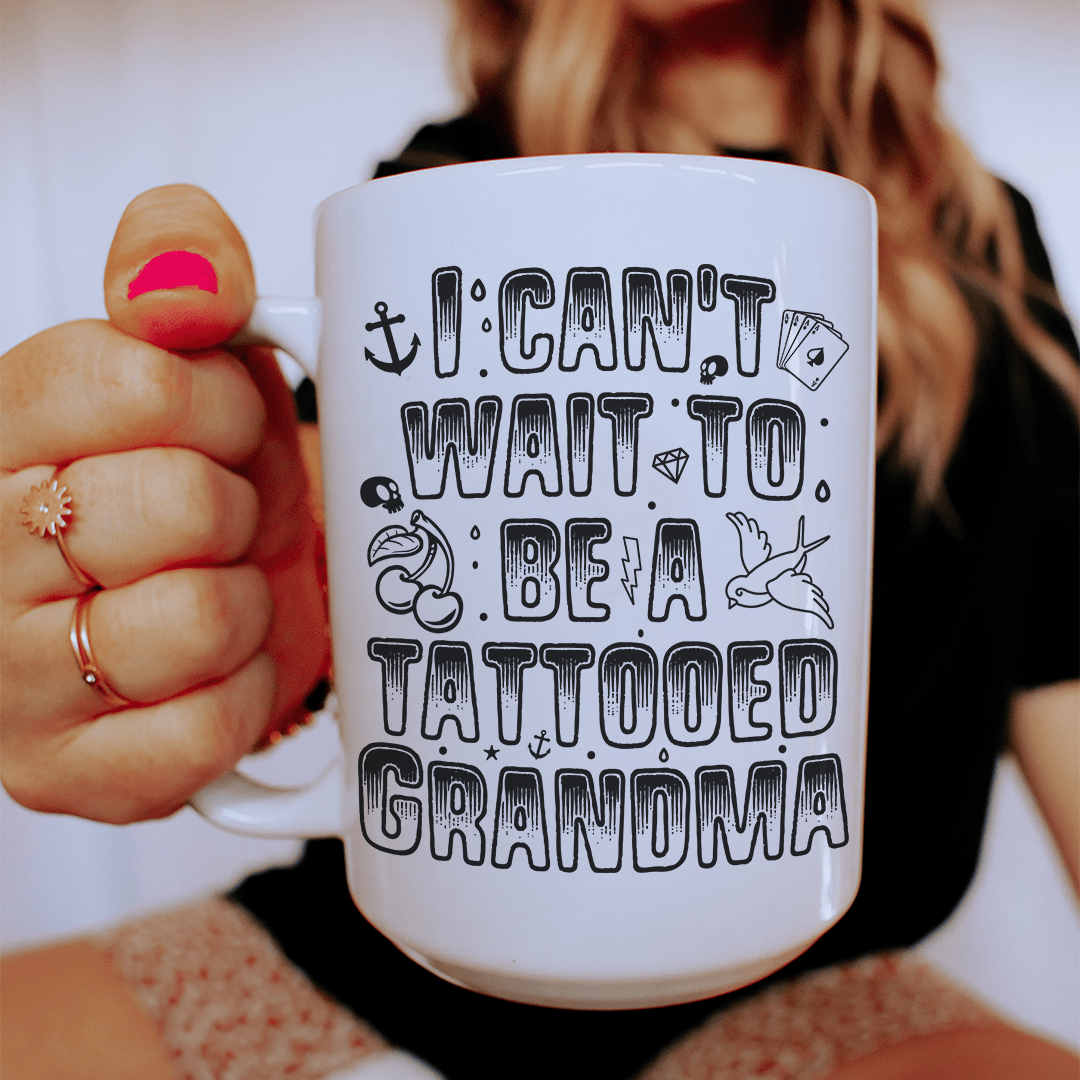 Tattooed Grandma Ceramic Mug 15oz - Love Salve 