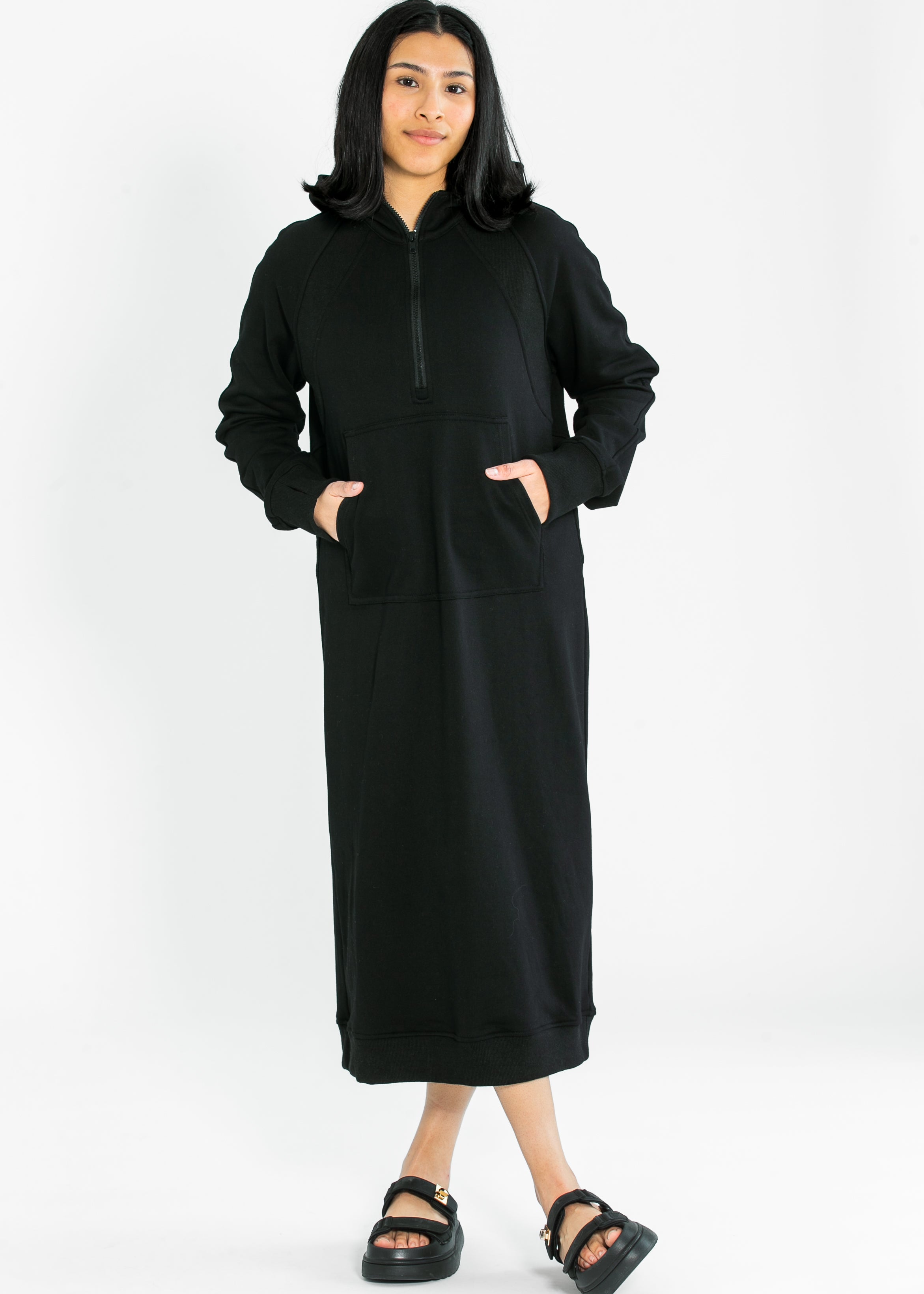 Tayla Hoodie Sweatshirt Dress Inherit Co.