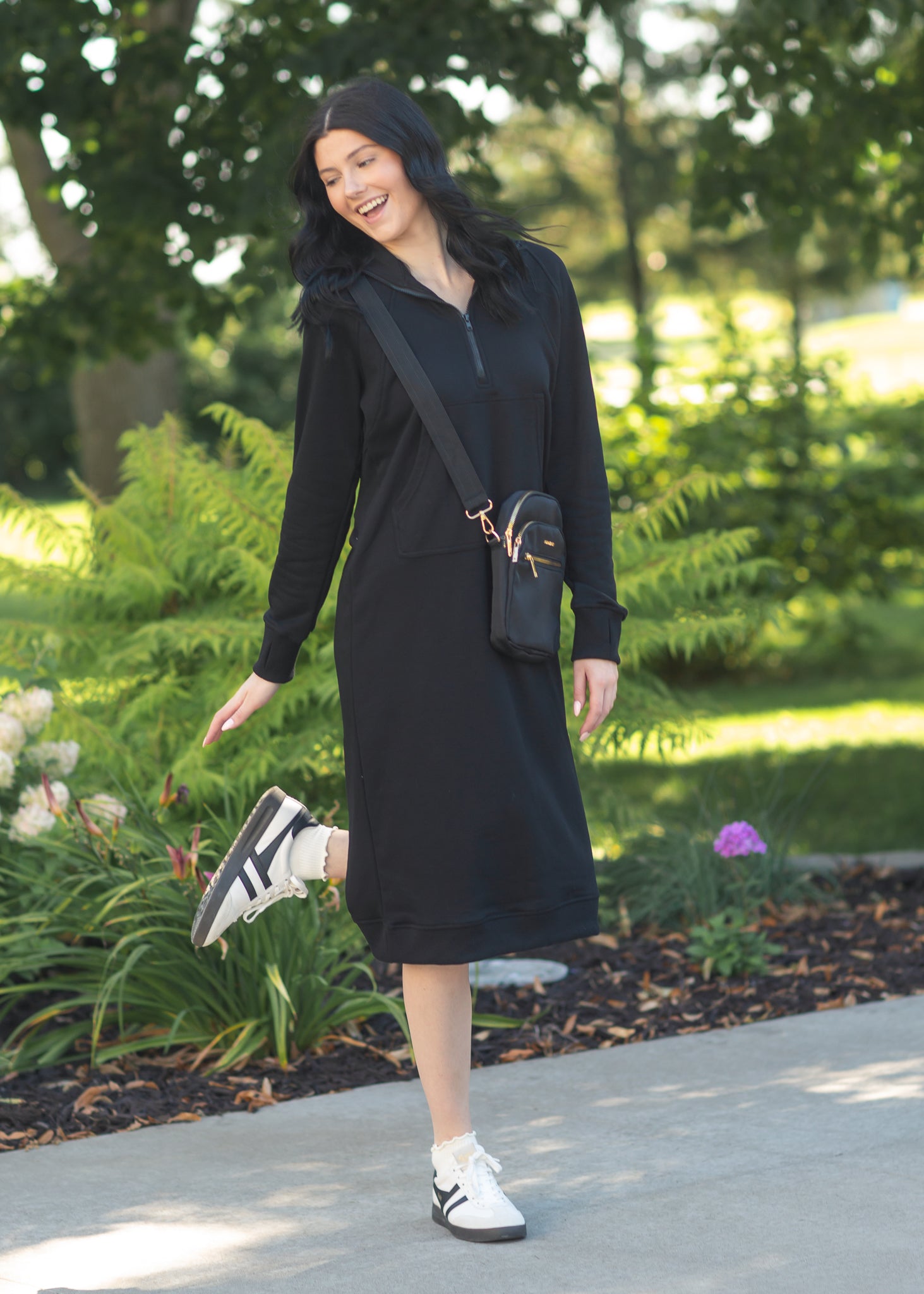 Tayla Hoodie Sweatshirt Dress Inherit Co.