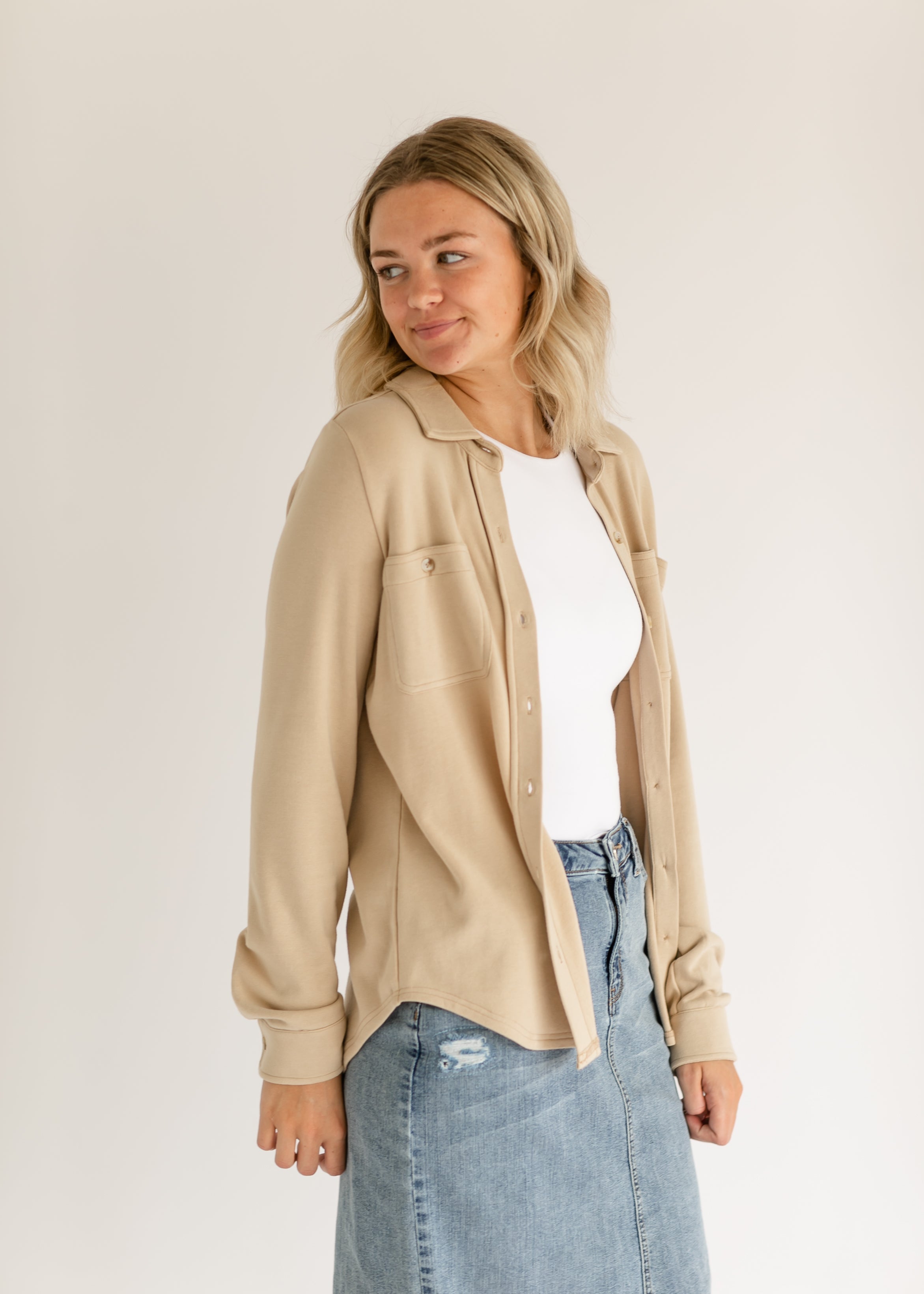 Taylor Ultra Soft Button Front Shirt Inherit Co.