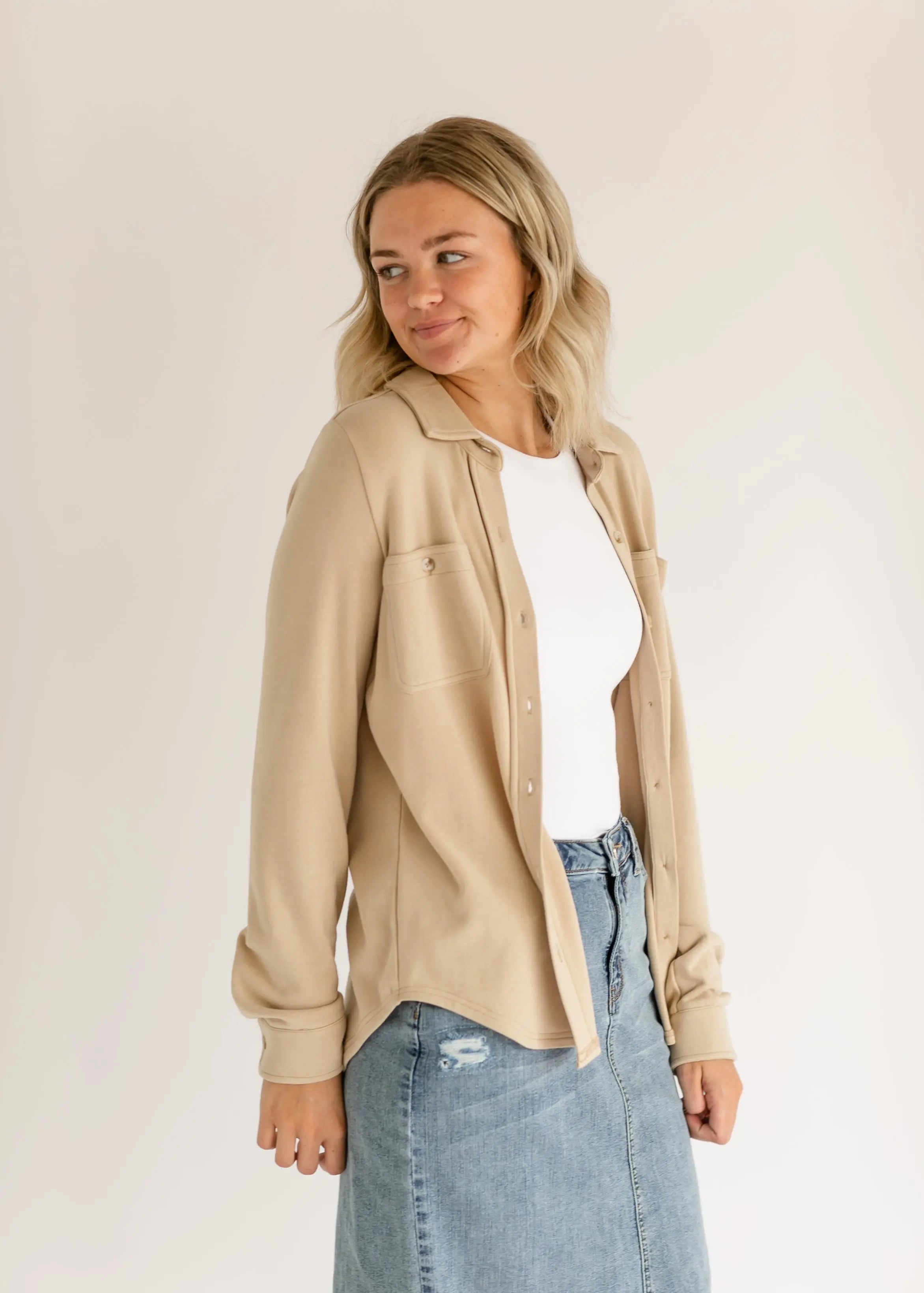 Taylor Ultra Soft Button Front Shirt Inherit Co.