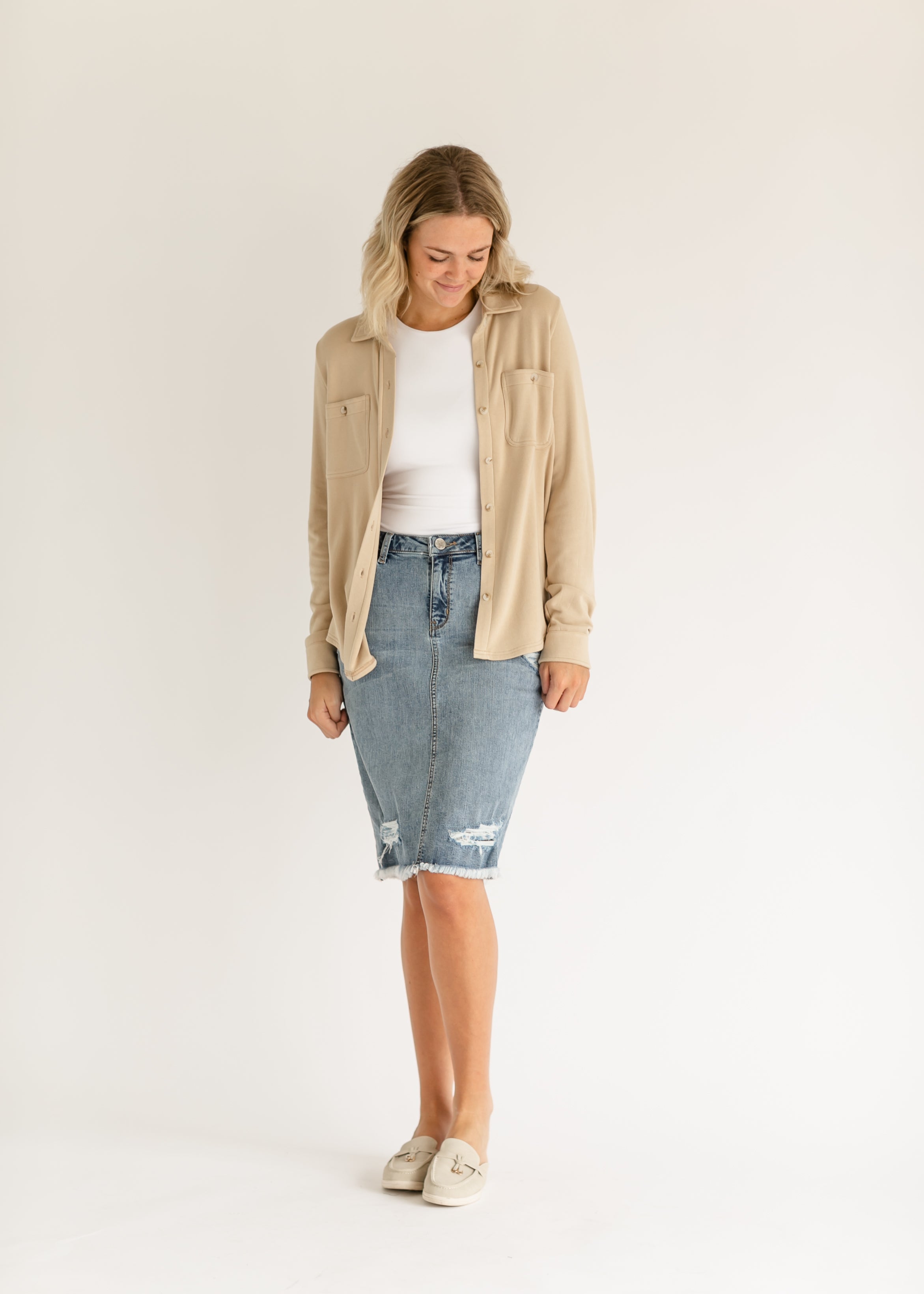 Taylor Ultra Soft Button Front Shirt Inherit Co.