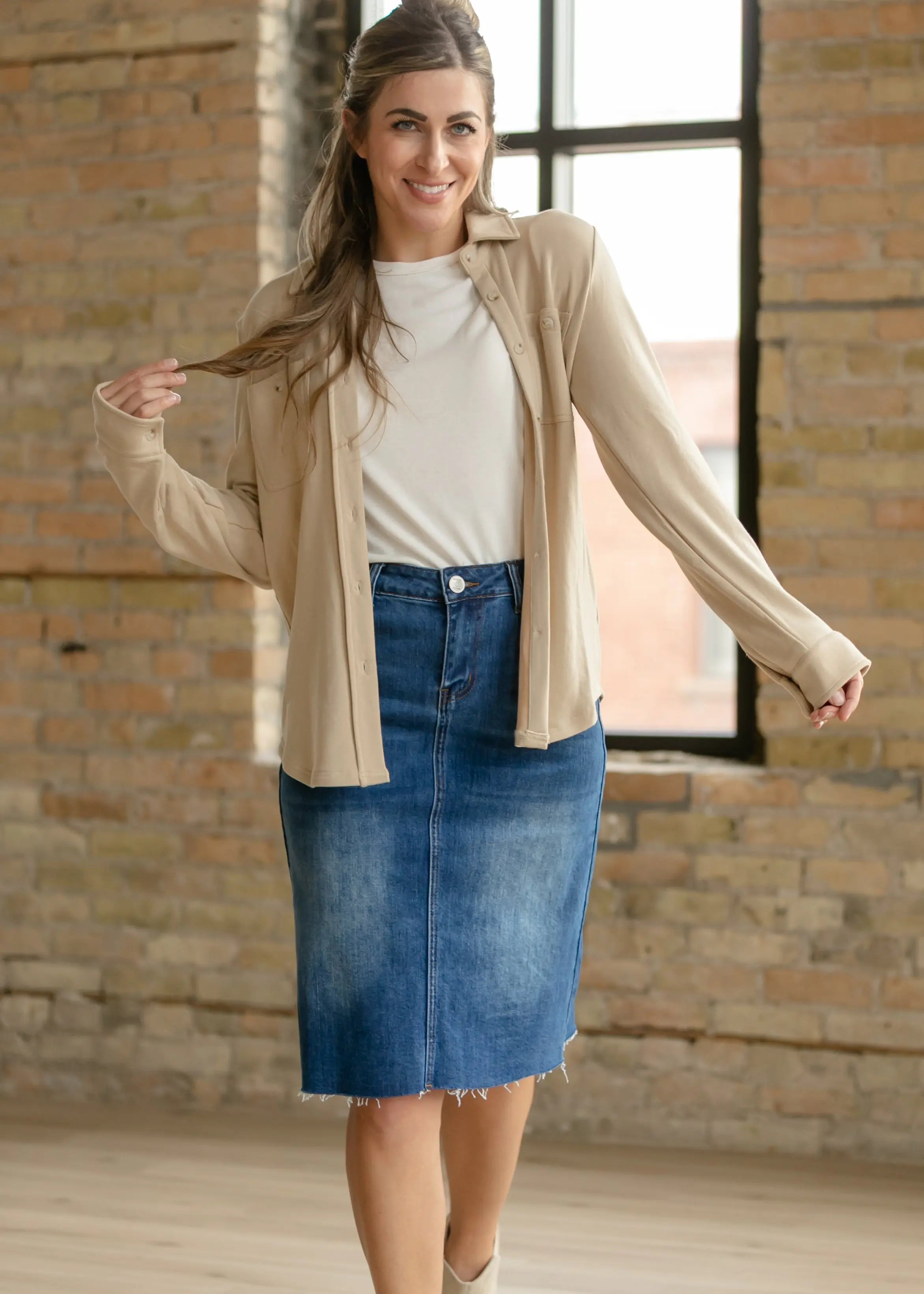 Taylor Ultra Soft Button Front Shirt Inherit Co.