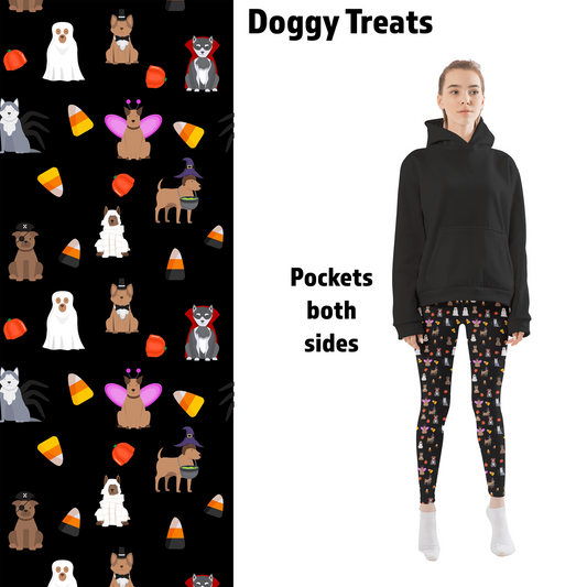 Doggy Treats Halloween Leggings with Pockets MM