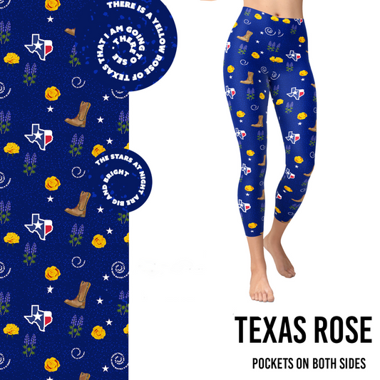 Texas Rose Leggings with Pockets MM