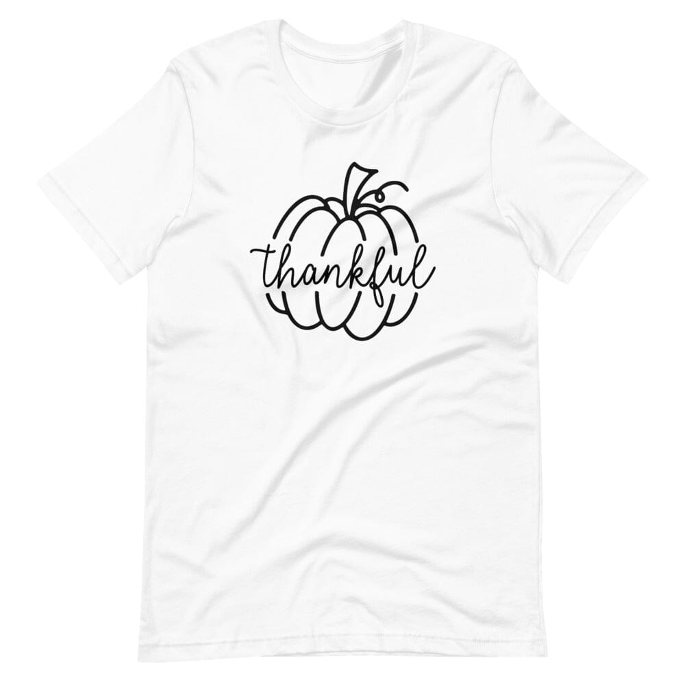 Thankful Pumpkin T-Shirt Adorb Custom Tees