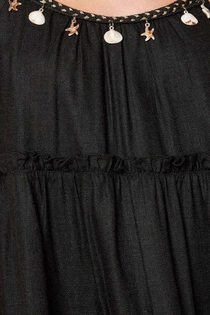 THROUGH THE ARBOR WOVEN MINI DRESS - Love Salve 