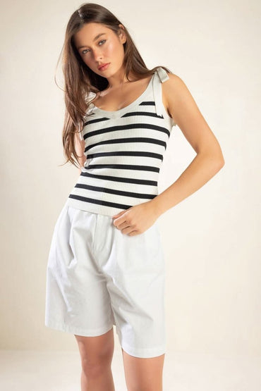 TIME FOR TEA SWEATER KNIT TANK TOP - Love Salve