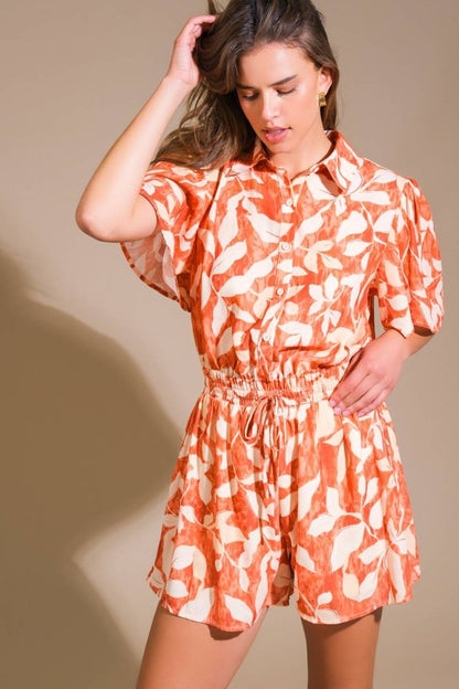 TIMELESS GRACE WOVEN ROMPER - Love Salve