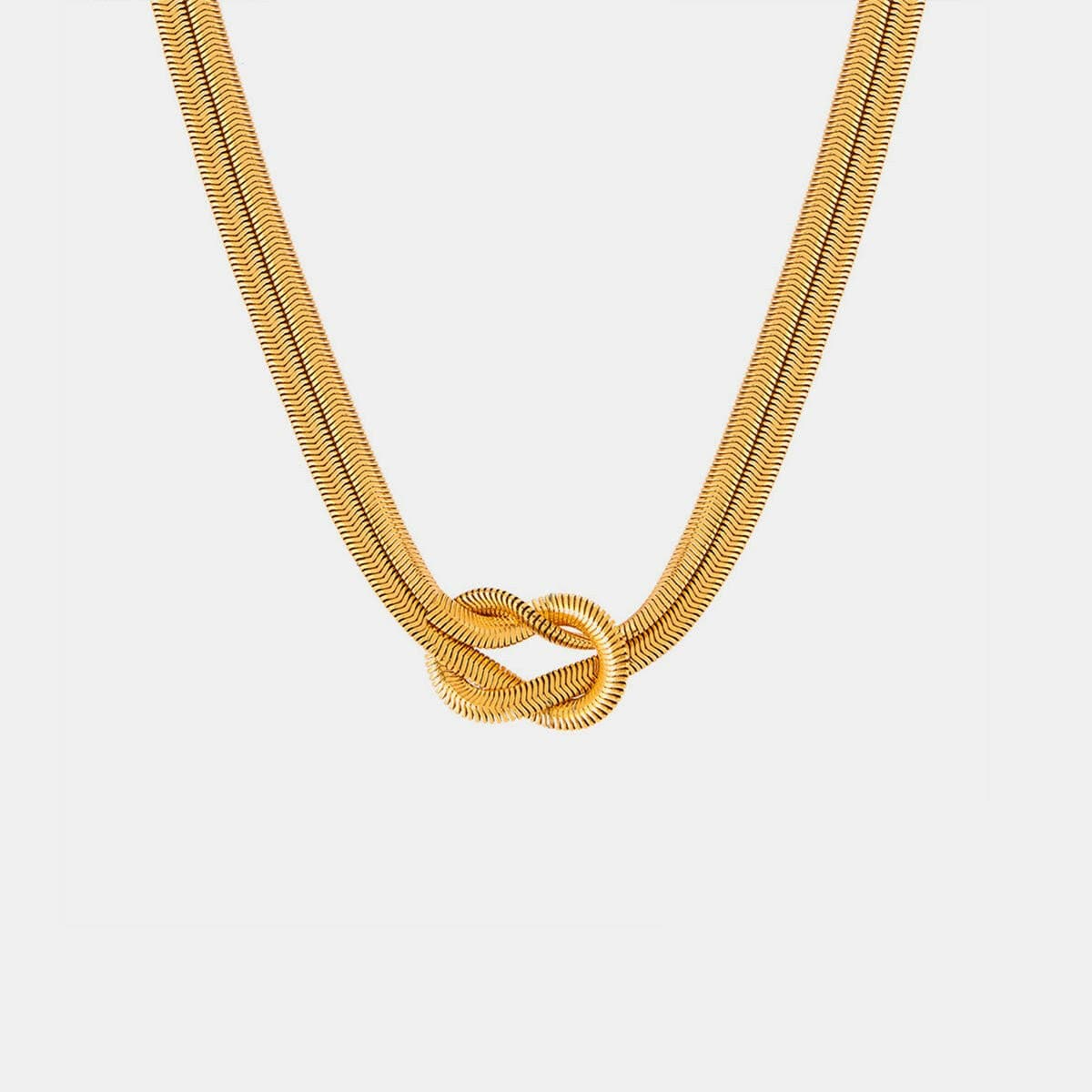 Titanium Steel Knot Necklace - Love Salve