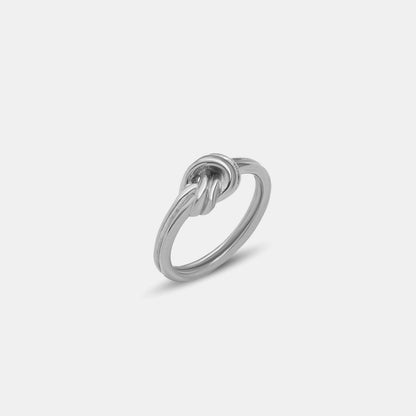 Titanium Steel Knot Ring - Love Salve