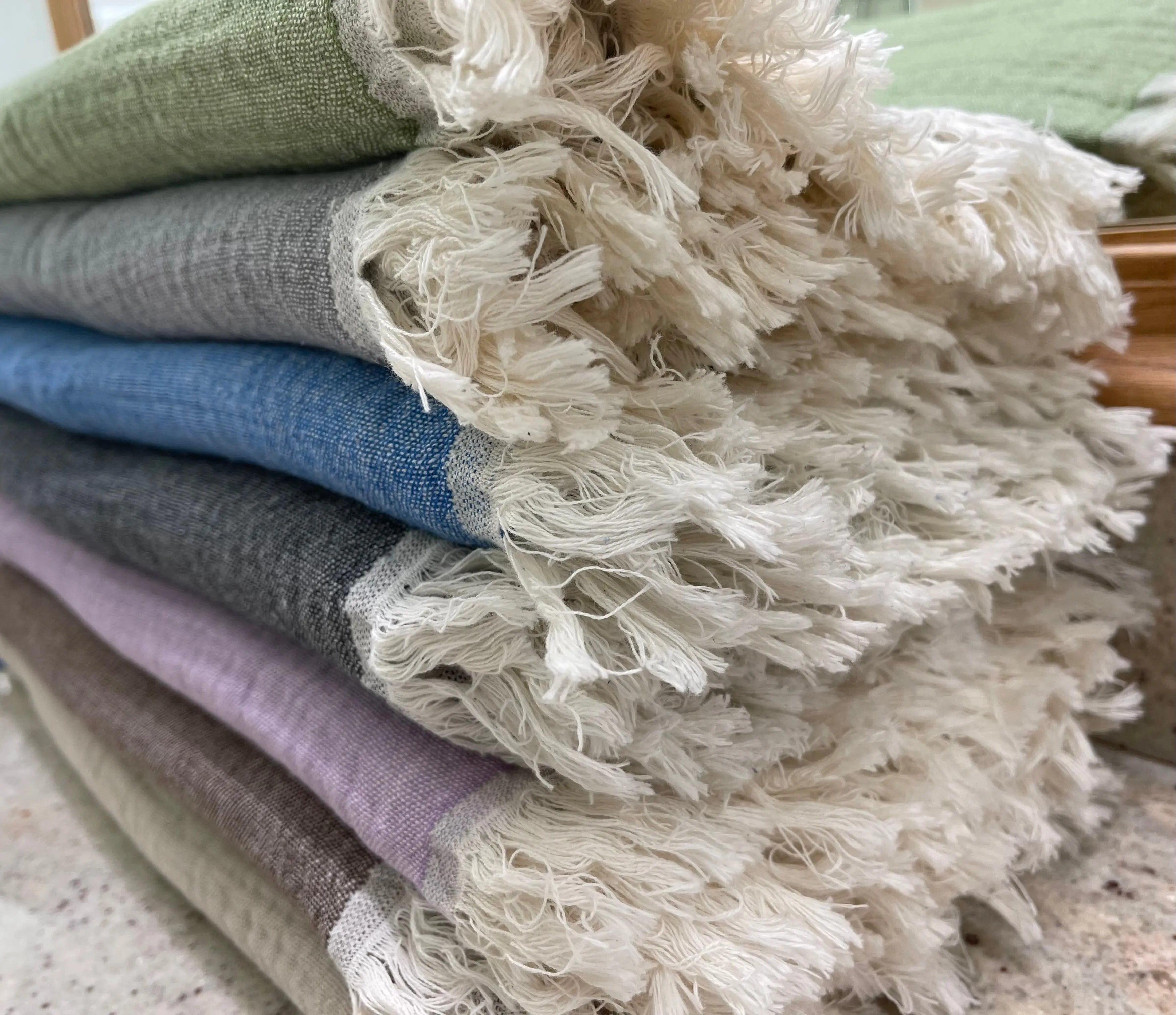 Cocoon Soft Turkish Towel 40 Inch by 70 Inch Hand Loomed Natural Cotton Quick Drying Eco-Friendly Lightweight - Love Salve 