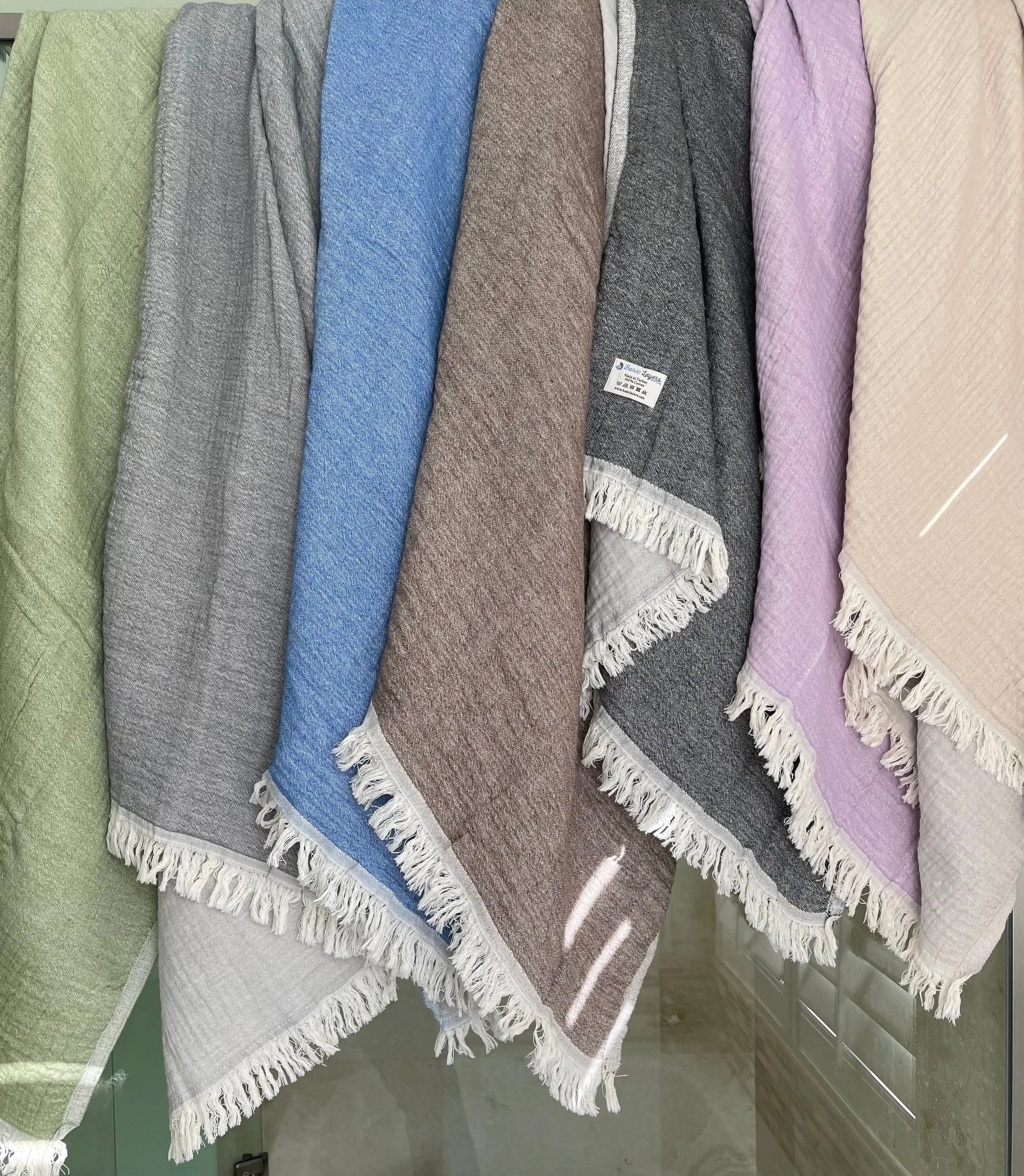 Cocoon Soft Turkish Towel 40 Inch by 70 Inch Hand Loomed Natural Cotton Quick Drying Eco-Friendly Lightweight - Love Salve 