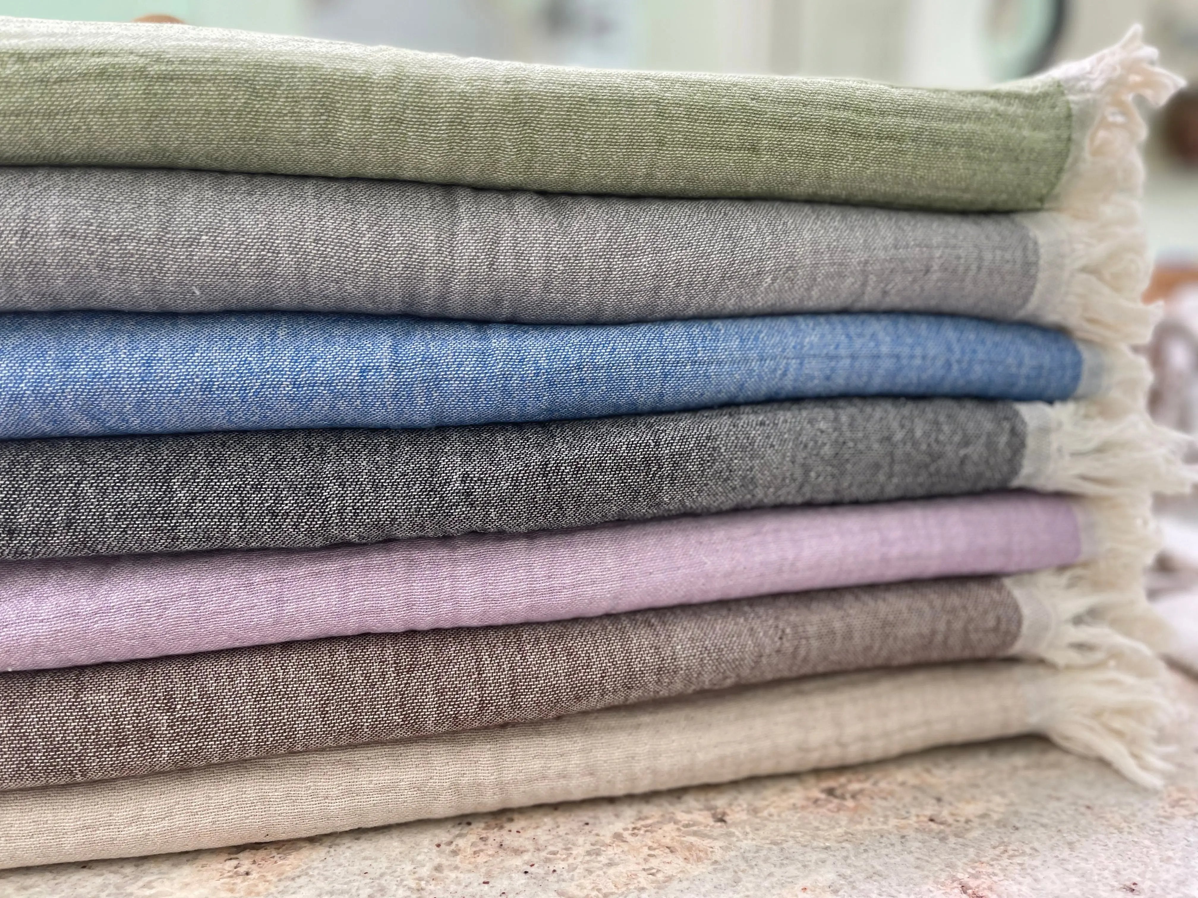 Cocoon Soft Turkish Towel 40 Inch by 70 Inch Hand Loomed Natural Cotton Quick Drying Eco-Friendly Lightweight - Love Salve 