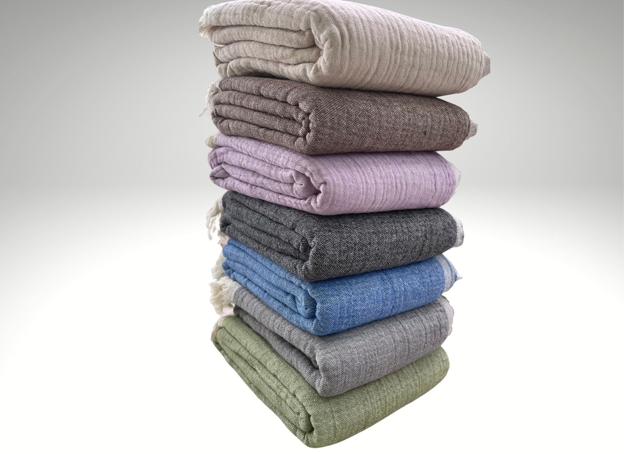 Cocoon Soft Turkish Towel 40 Inch by 70 Inch Hand Loomed Natural Cotton Quick Drying Eco-Friendly Lightweight - Love Salve 
