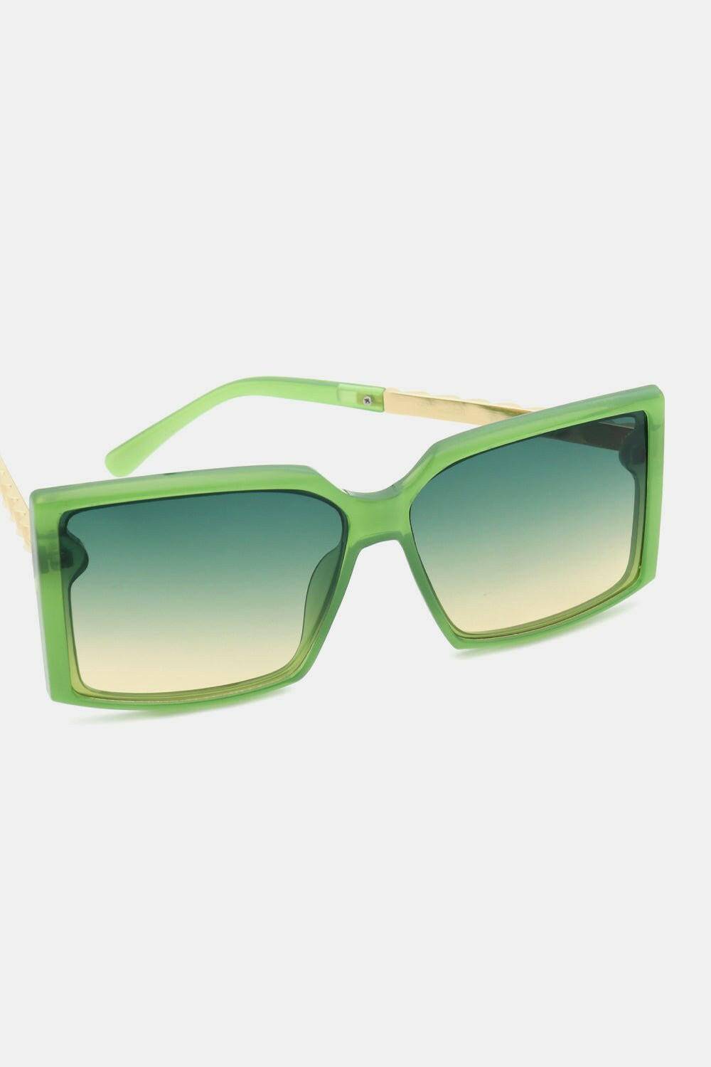 Square Frame Sunglasses with UV400 Protection and Polycarbonate Lenses - Love Salve 