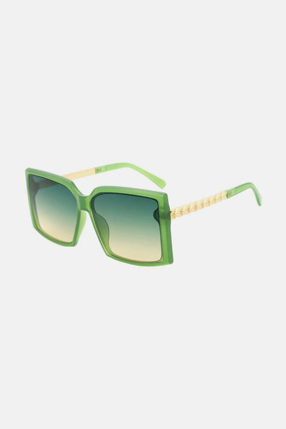 Square Frame Sunglasses with UV400 Protection and Polycarbonate Lenses - Love Salve 