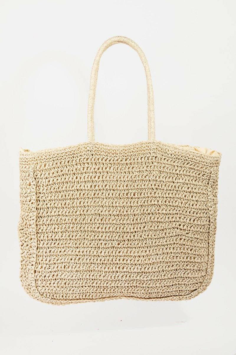 Bloom Braided Beach Tote Bag - Love Salve 