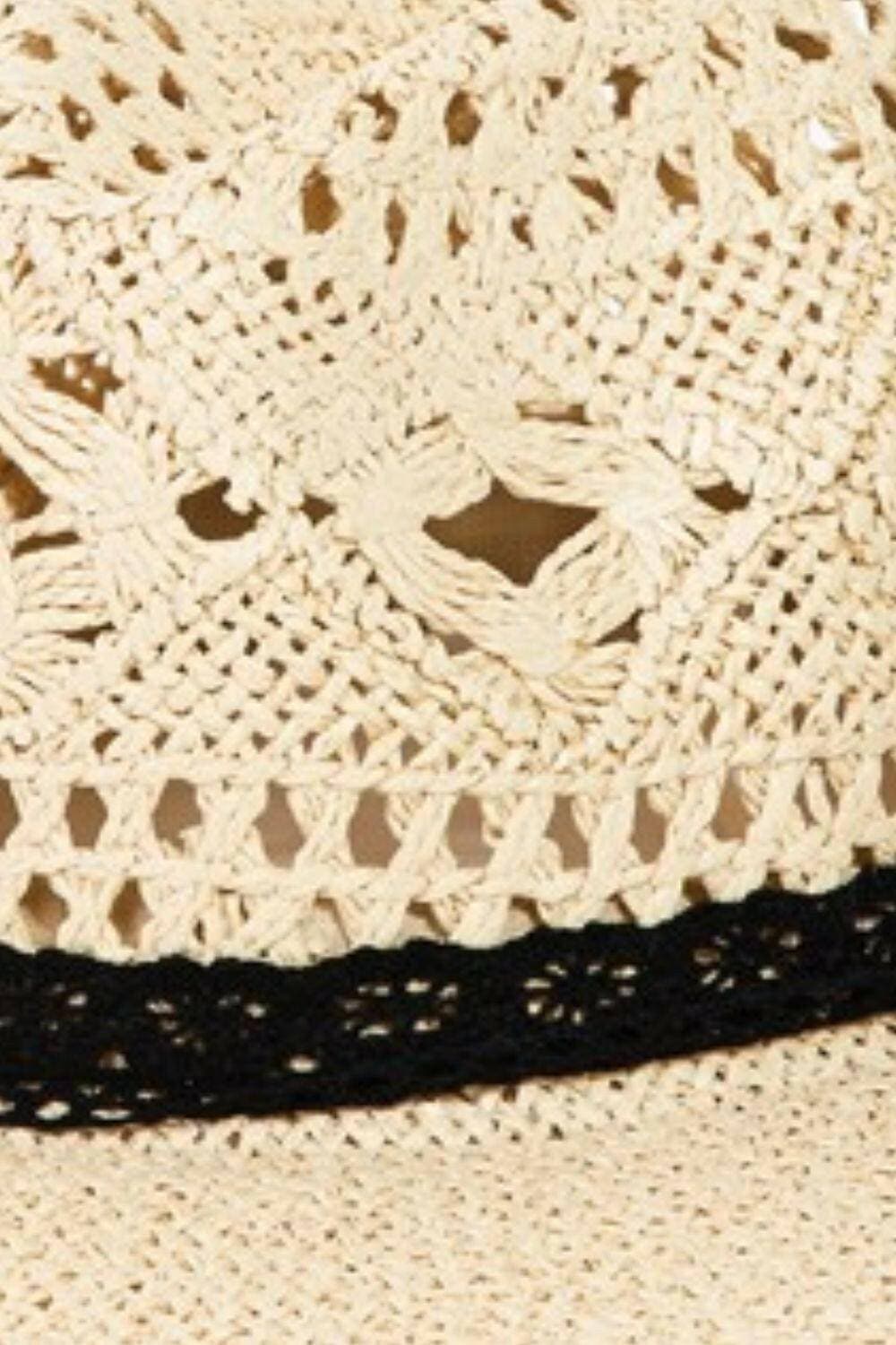 Chic Lace-Embellished Wide Brim Sun Hat for Sophisticated Sun Protection - Love Salve 