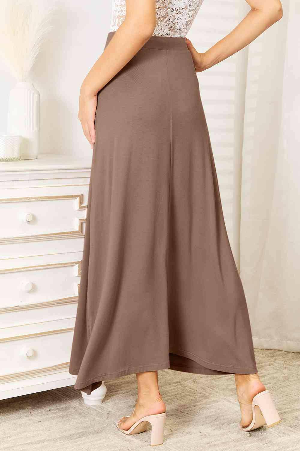 Maxi Skirt with Customizable Fit for Ultimate Comfort - Love Salve 