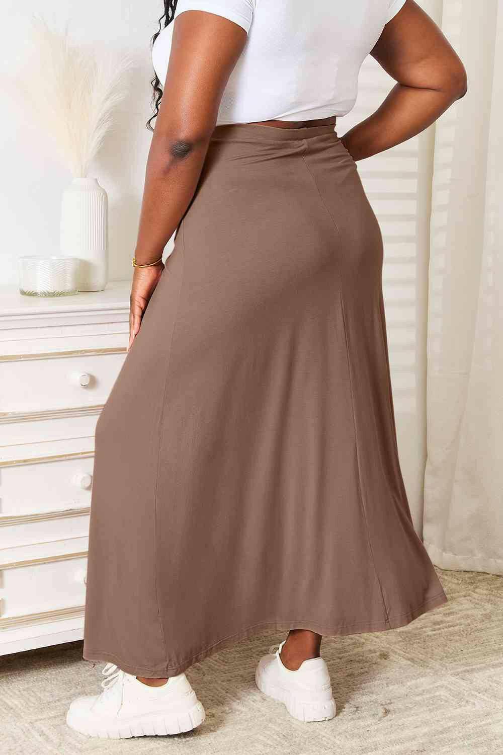 Maxi Skirt with Customizable Fit for Ultimate Comfort - Love Salve 