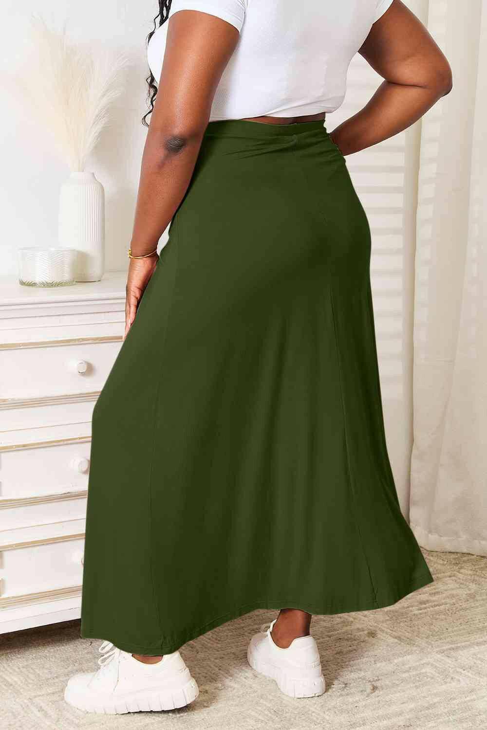 Maxi Skirt with Customizable Fit for Ultimate Comfort - Love Salve 