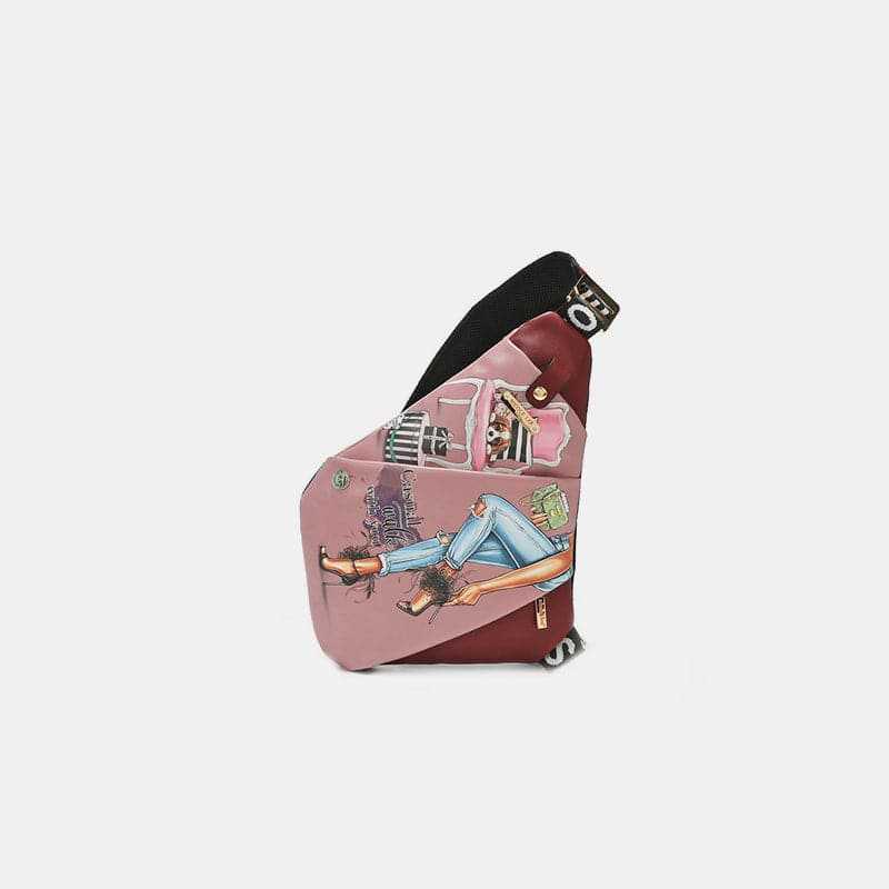 Vegan leather leopard crossbody bag - Love Salve 