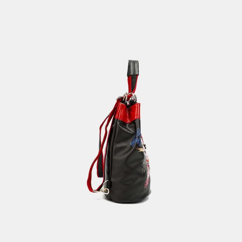 Floral print backpack bag - adjustable straps - Love Salve 