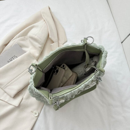 Stylish bubble tote bag - medium size - Love Salve 
