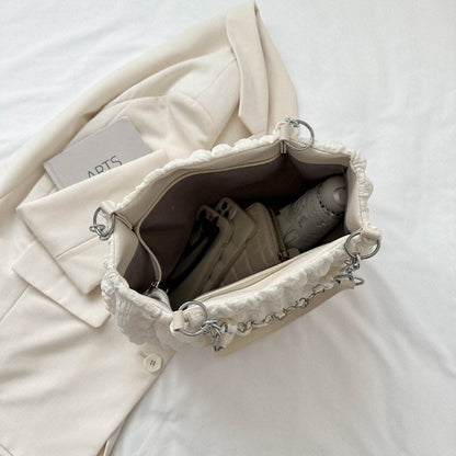 Stylish bubble tote bag - medium size - Love Salve 