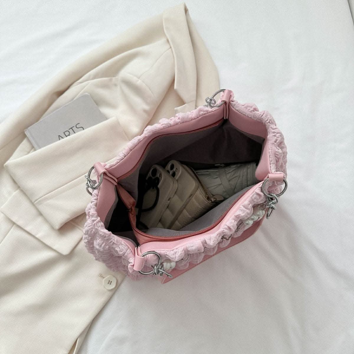Stylish bubble tote bag - medium size - Love Salve 