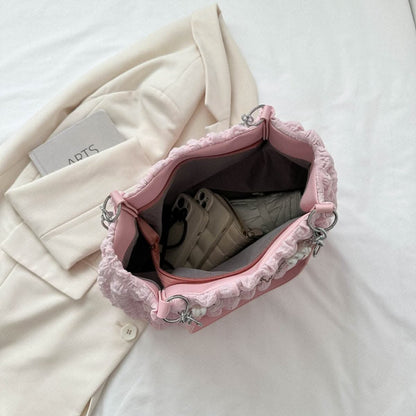Stylish bubble tote bag - medium size - Love Salve 